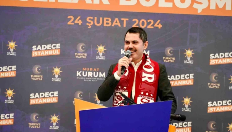 Sancaktepe’de konuşan Kurum: “Bu Kandil masasını hep birlikte dağıtacağız”